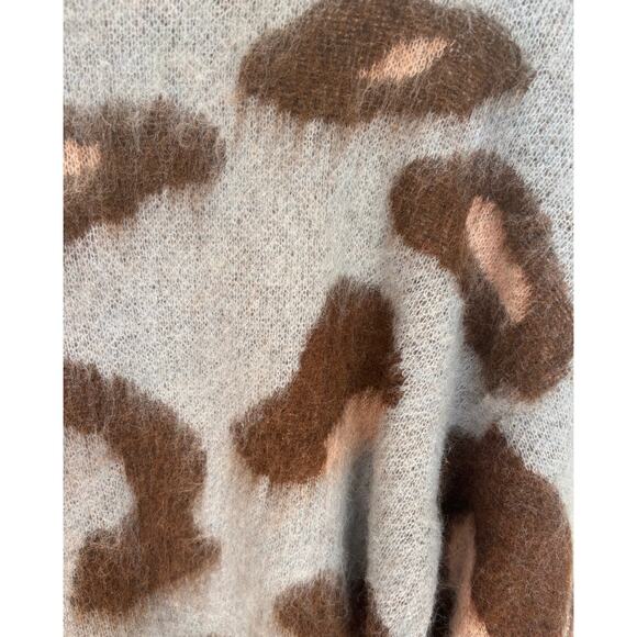 Animal Leopard Sweater Women Large - Picture 4 of 5